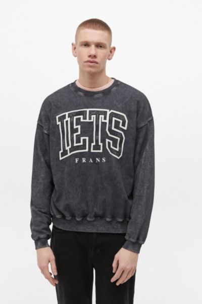 washed black sweatshirt