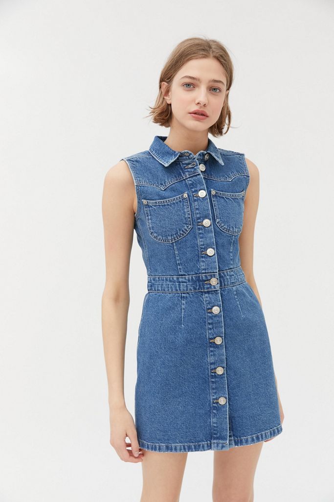 BDG Mid Vintage Western Mini Dress | Urban Outfitters