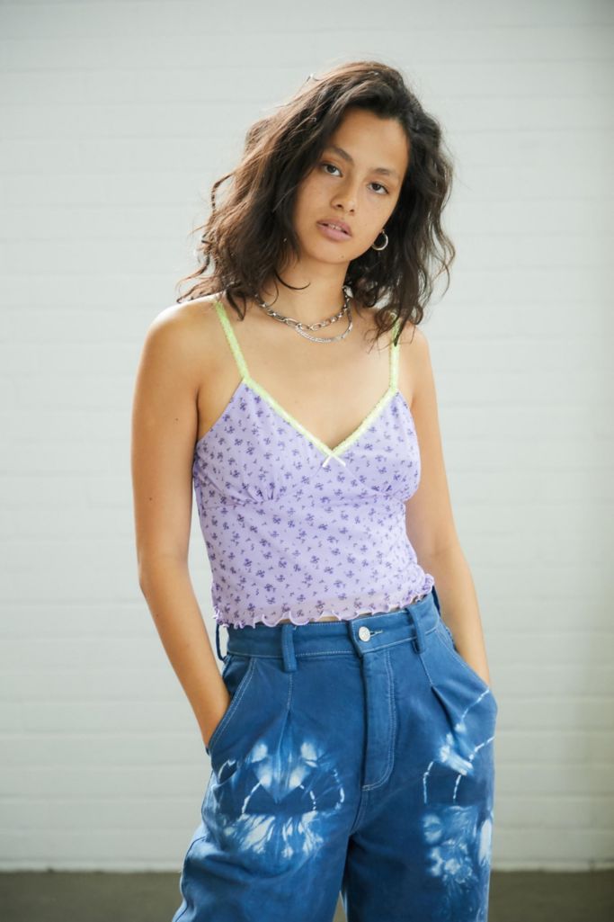 UO Alexia Lace Trim Cami | Urban Outfitters