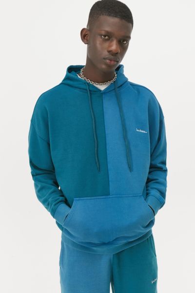 iets frans... Teal Spliced Hoodie Sweatshirt | Urban Outfitters