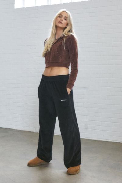 iets frans velour wide leg joggers