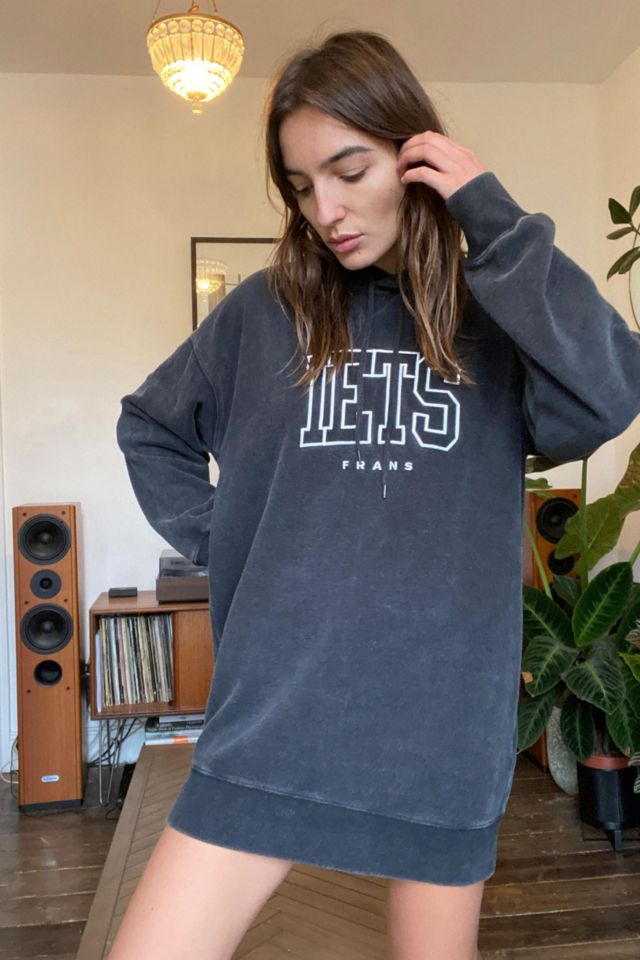 iets frans... Oversized Hooded Sweatshirt Dress | Urban Outfitters