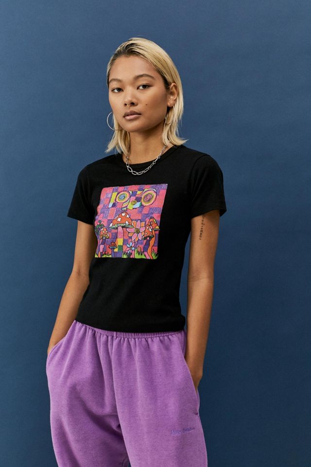 UO Shroom Baby Tee Urban Outfitters