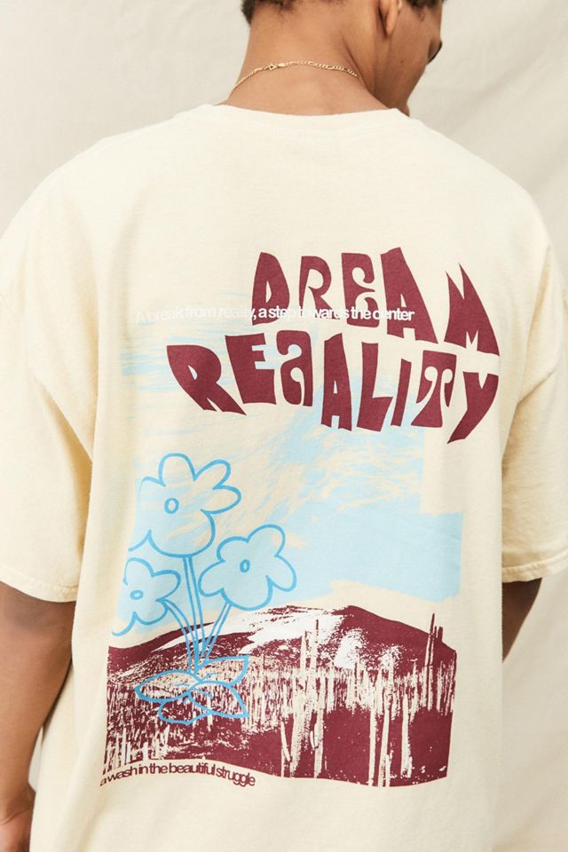 UO Yellow Dream Reality Graphic Tee | Urban Outfitters