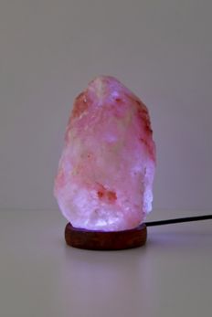 Slide View: 2: Color Changing Himalayan Salt Lamp