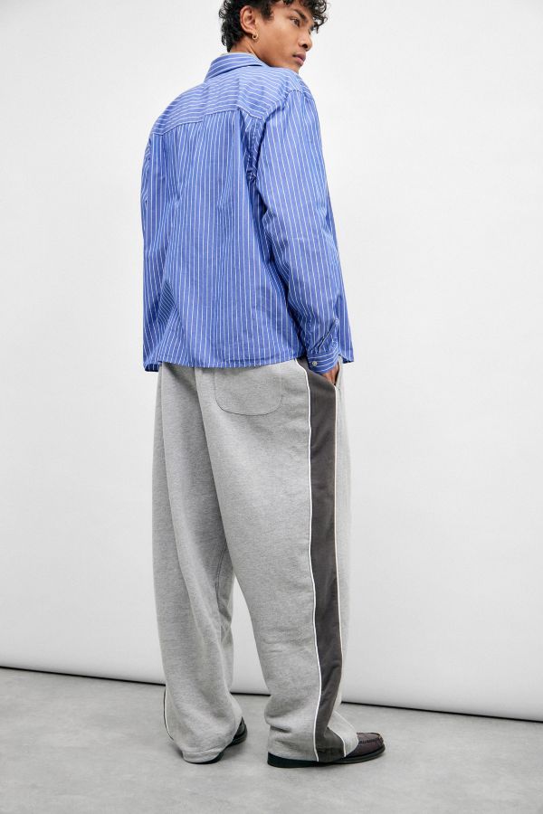 Slide View: 4: iets frans... Grey Panelled Harri Baggy Jogger Pant