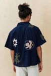 Thumbnail View 3: Ayker Navy Slub Embroidered Shirt