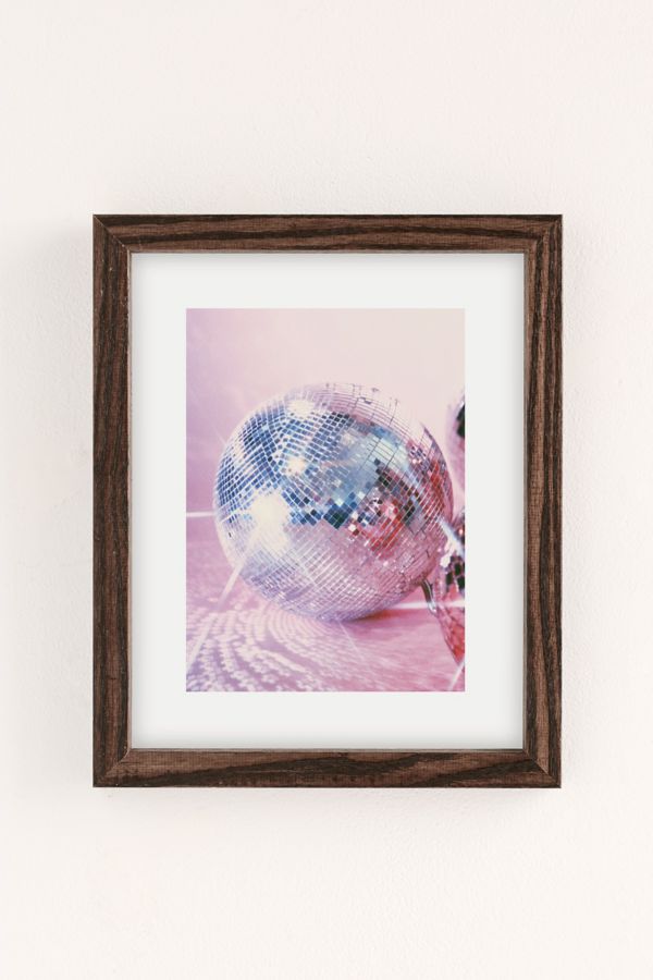 Slide View: 2: Samantha Hearn Pink Disco Ball Art Print