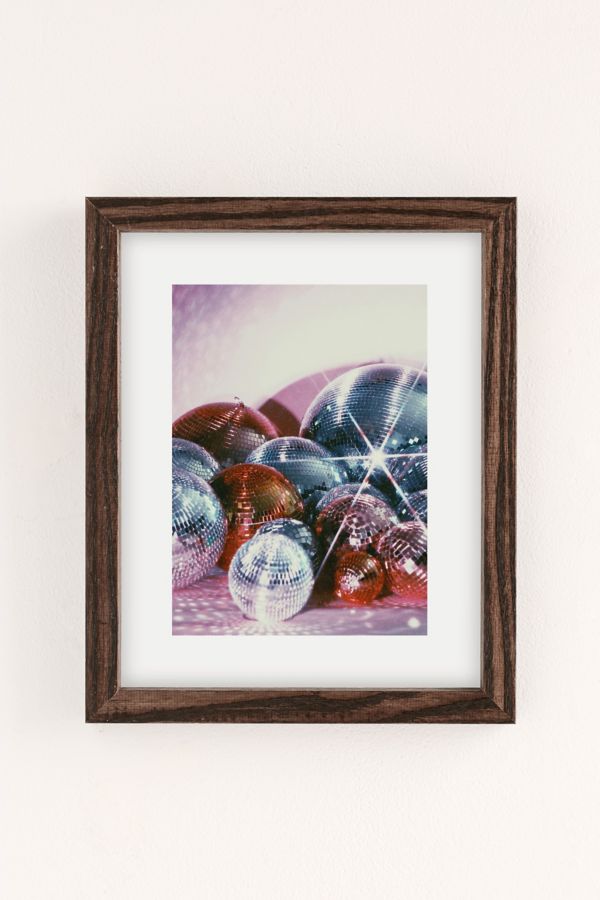 Slide View: 2: Samantha Hearn Shiny Disco Balls Art Print