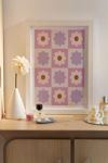 Thumbnail View 1: Grace Retro Flower Pattern S Art Print