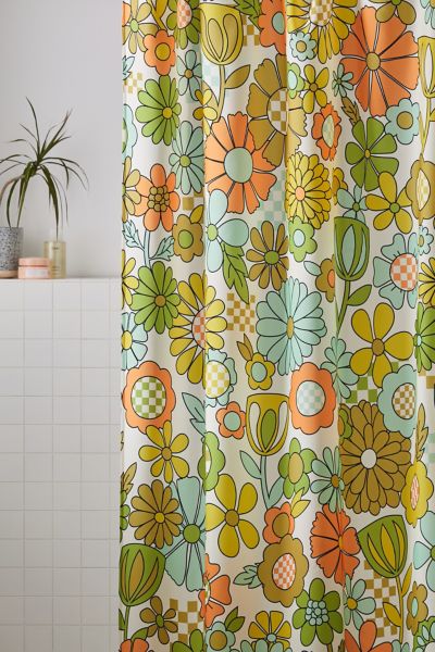 Jenean Morrison Checkered Past Shower Curtain