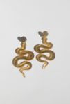 Thumbnail View 2: Sigfus Designs Gold Snake Earrings