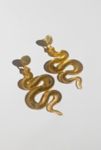 Thumbnail View 4: Sigfus Designs Gold Snake Earrings