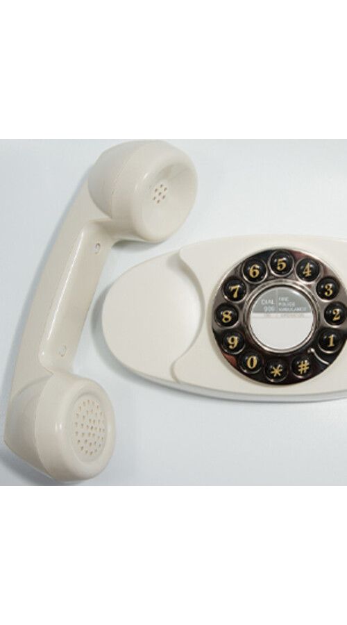 Slide View: 4: GPO Audrey Retro Petite Landline Bedroom Telephone