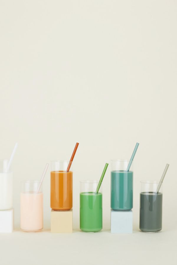 Slide View: 2: Hawkins New York Essential Reusable Glass Straws