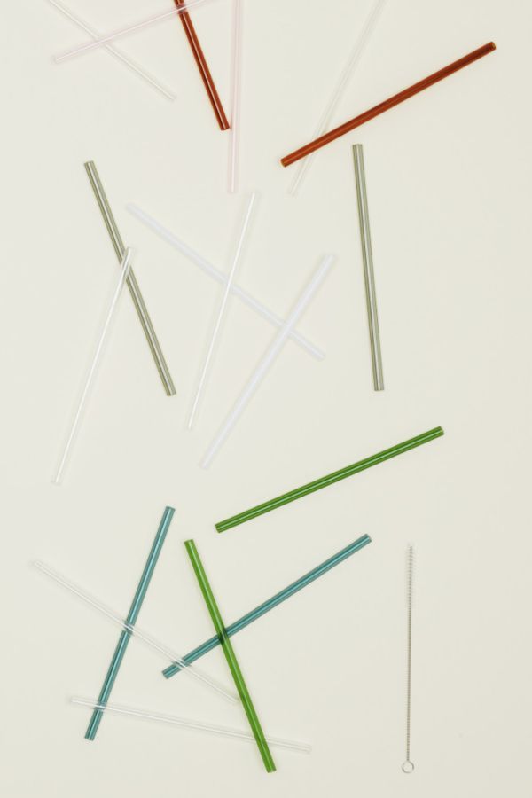 Slide View: 1: Hawkins New York Essential Reusable Glass Straws