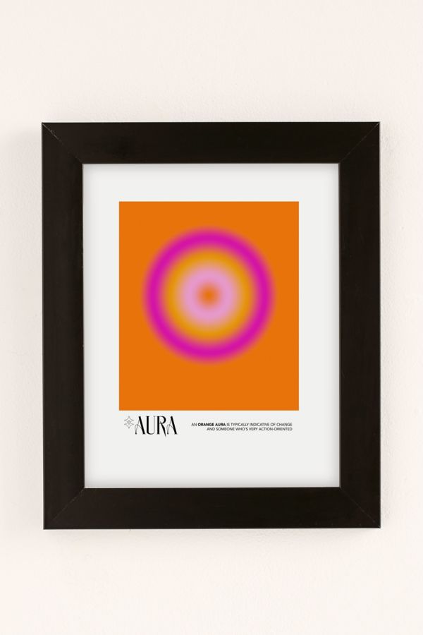 Slide View: 2: Reproduction artistique aura orange Mambo Art Studio