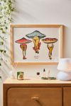 Thumbnail View 1: CeciTattoos Dressed Up Mushroom Babes Art Print