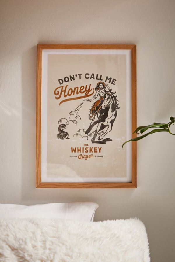 Slide View: 1: Reproduction artistique Don't Call Me Honey Retro Pinup The Whiskey Ginger