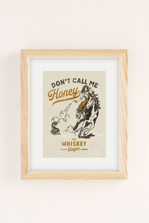 Slide View: 2: Reproduction artistique Don't Call Me Honey Retro Pinup The Whiskey Ginger