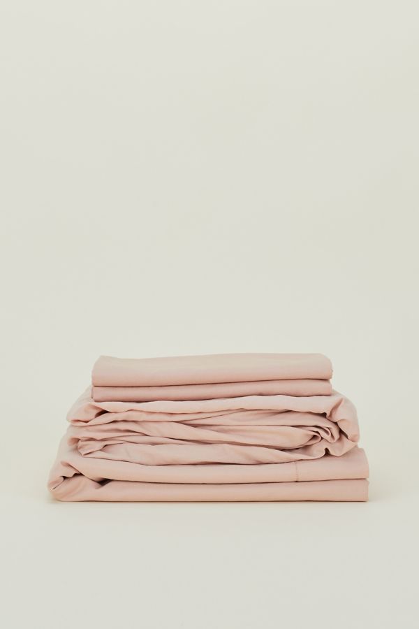 Slide View: 2: Hawkins New York Essential Organic Cotton Percale Sheet Set