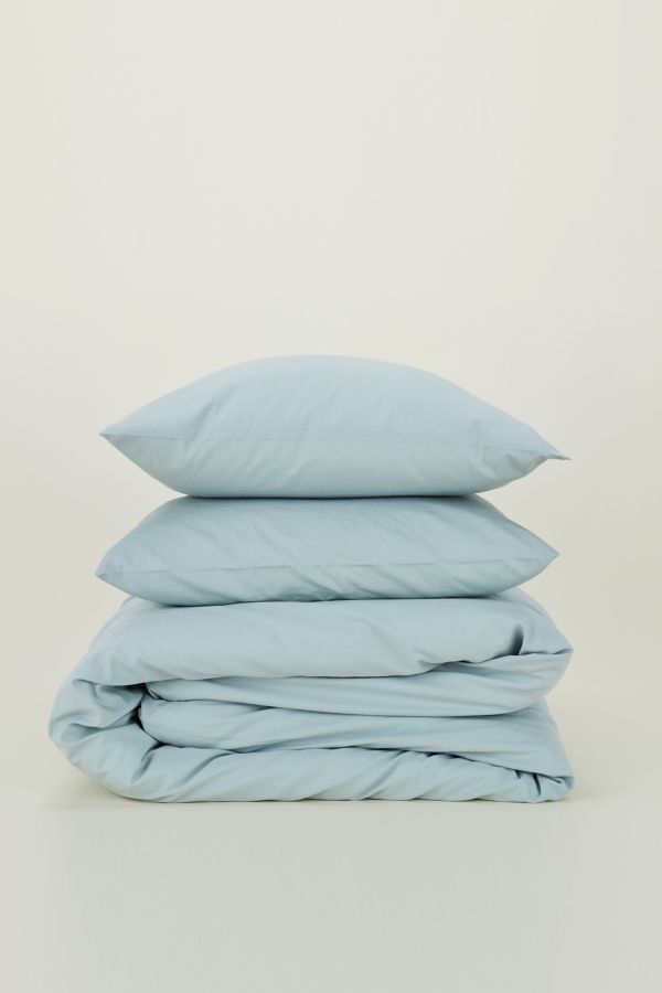 Slide View: 1: Hawkins New York Essential Organic Cotton Percale Duvet Cover