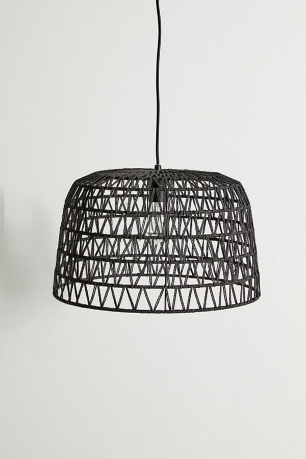 Slide View: 3: Waverly Woven Pendant Light