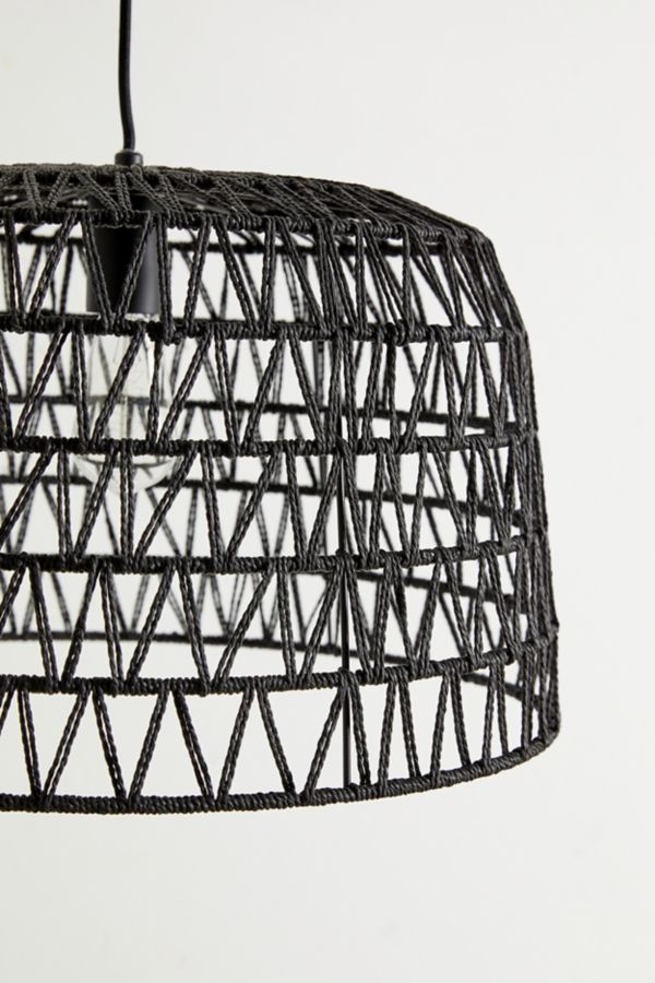 Slide View: 5: Waverly Woven Pendant Light