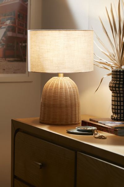 Stella Rattan Table Lamp