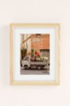 Thumbnail View 2: Ninasclicks Rome Cute Van With Lots Of Flowers Art Print