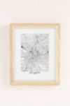 Thumbnail View 2: multipliCITY Atlanta White Map Art Print