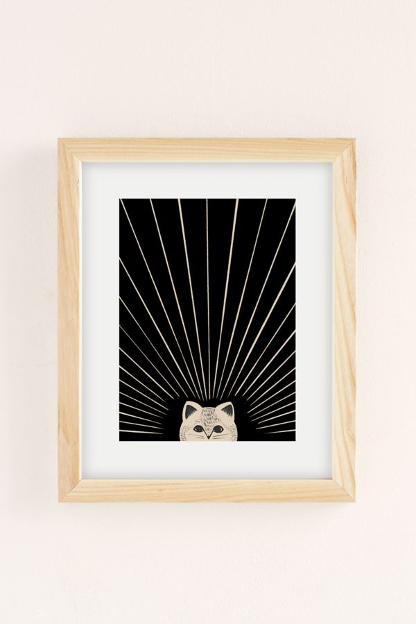 Slide View: 2: Jimmy Tan Good Morning Son Kitty 2 Art Print