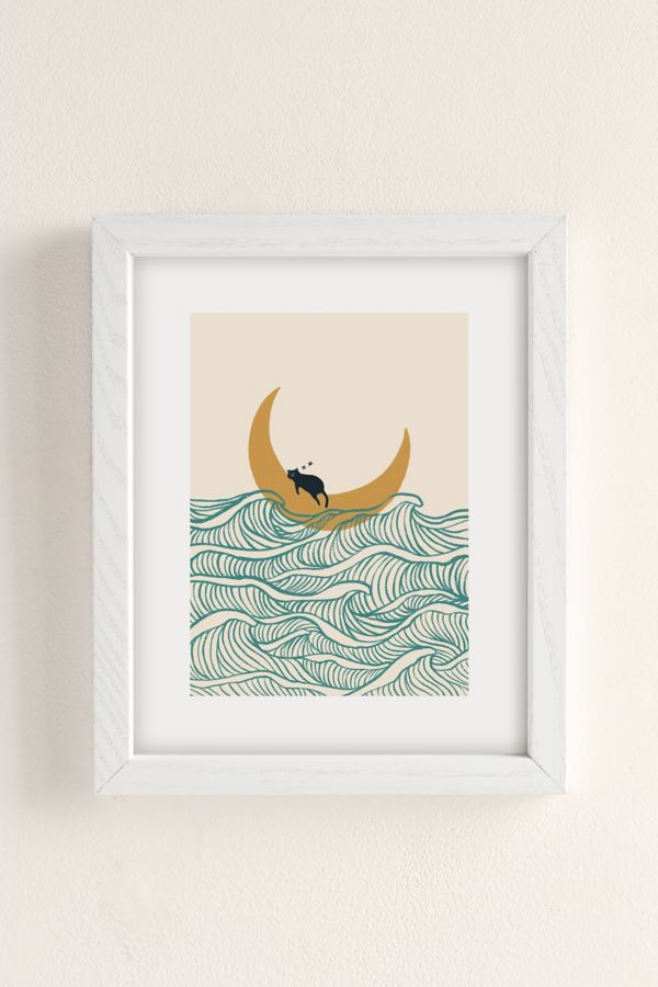 Slide View: 2: Jimmy Tan Good Night Meow 1 Art Print