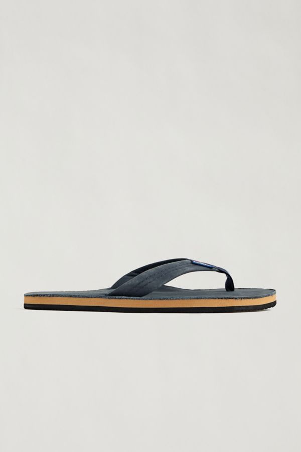 Slide View: 1: Rainbow Men's Single Layer Flip Flop