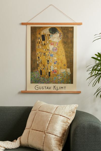 PSTR Studio Gustav Klimt The Kiss Frameless Art Print