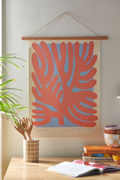 PSTR Studio Madelen Coral Frameless Art Print