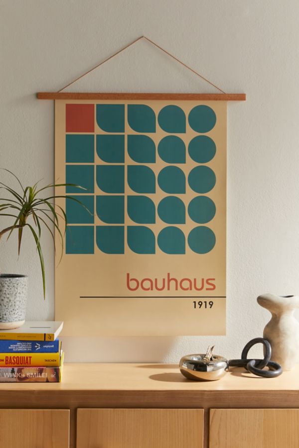 Slide View: 1: PSTR Studio Bauhaus 100 Years Frameless Art Print