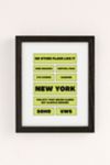 Thumbnail View 2: Nicole Goldfarb New York Poster In Green Art Print