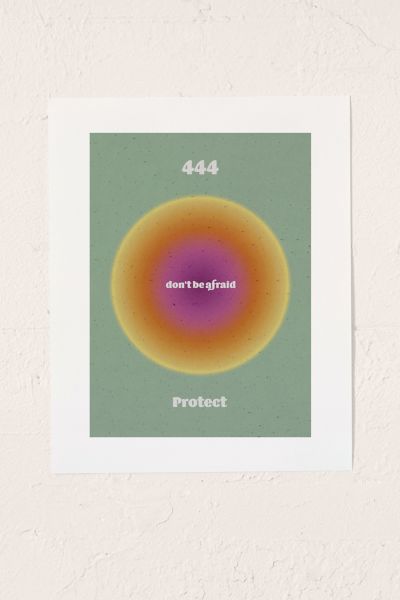 Reproduction artistique Numéros des Anges Protection 444 Emanuela Carratoni