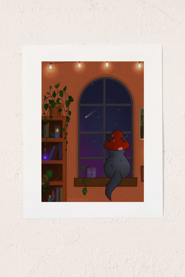 Slide View: 1: Plantspace A Home Is A Feeling Art Print