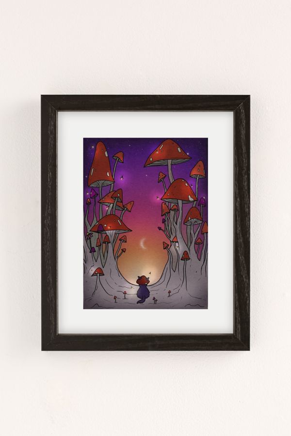 Slide View: 2: Plantspace A Mushroom Journey Art Print