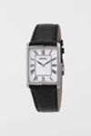 Thumbnail View 1: Seiko Essentials Quartz Black Leather Watch SWR049