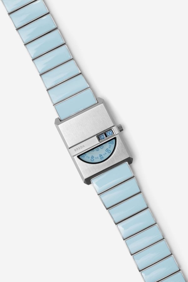 Slide View: 3: BREDA Pulse Tandem Metal Bracelet Watch