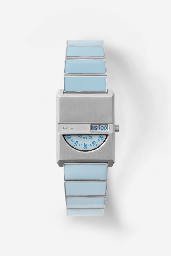 Slide View: 1: BREDA Pulse Tandem Metal Bracelet Watch