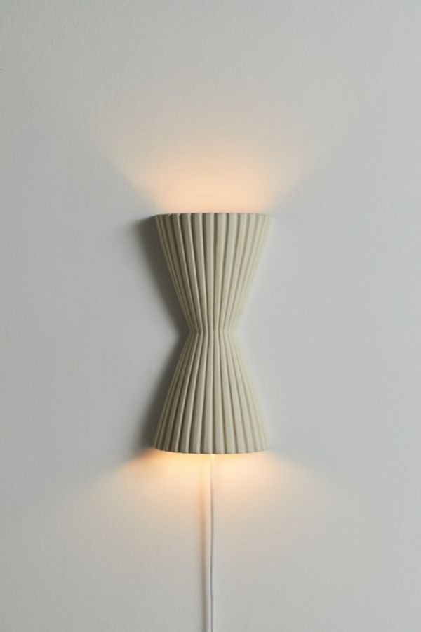 Slide View: 4: Thena Ceramic Sconce