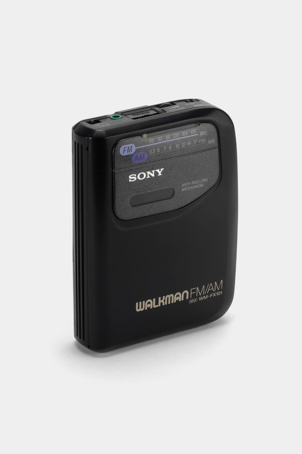 Slide View: 2: Vintage Sony Walkman WM-FX101 Portable Cassette Player Refurbished by Retrospekt