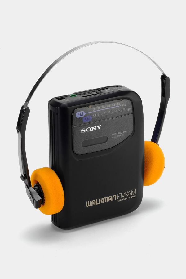 Slide View: 1: Vintage Sony Walkman WM-FX101 Portable Cassette Player Refurbished by Retrospekt