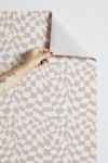 Thumbnail View 3: Little Dean Checkers Coral Summer Beach Removable Wallpaper