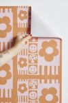 Thumbnail View 3: Sewzinski Flowers And Smiles Pink Orange Removable Wallpaper