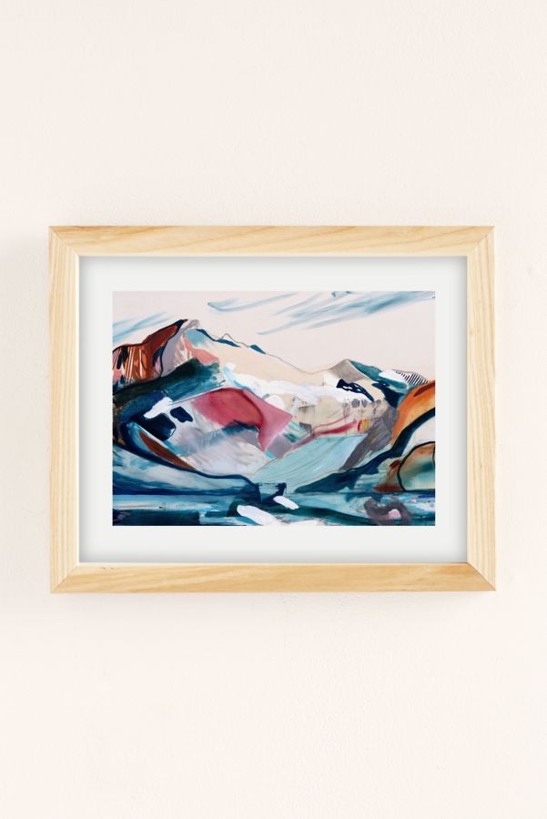 Slide View: 1: Kelly Peters Snowmass Peak Art Print